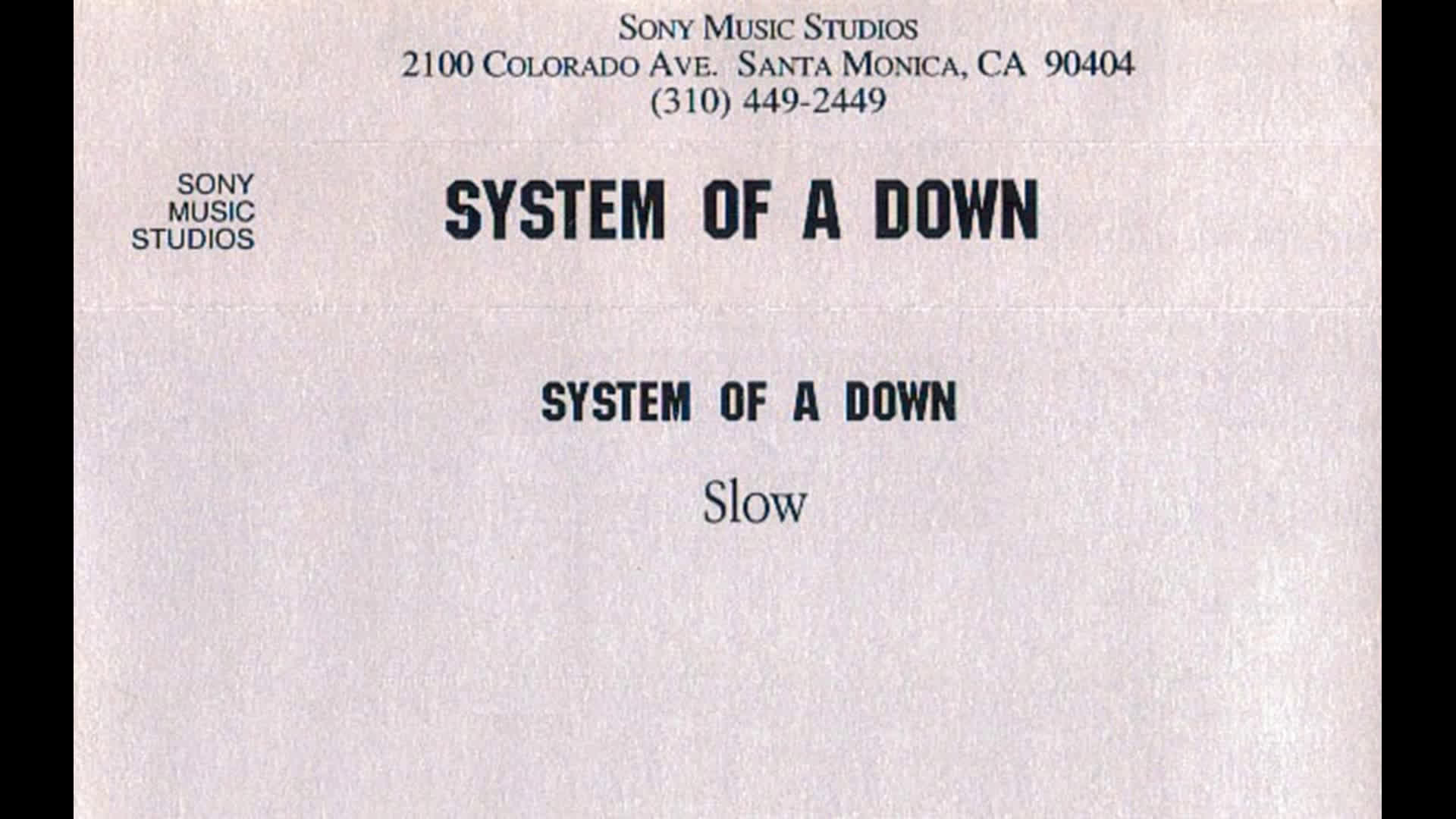 System Of A Down - Spiders (Official Music Video) 