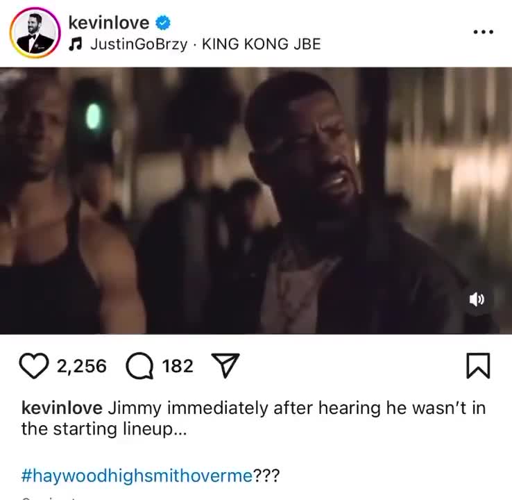 Watch [Kevin Love] on Instagram: Jimmy immediately after hearing he ...
