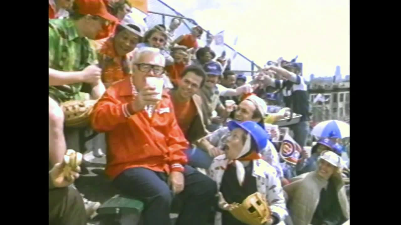 Budweiser's ad features Harry Caray announcing Cubs as World Series  champions