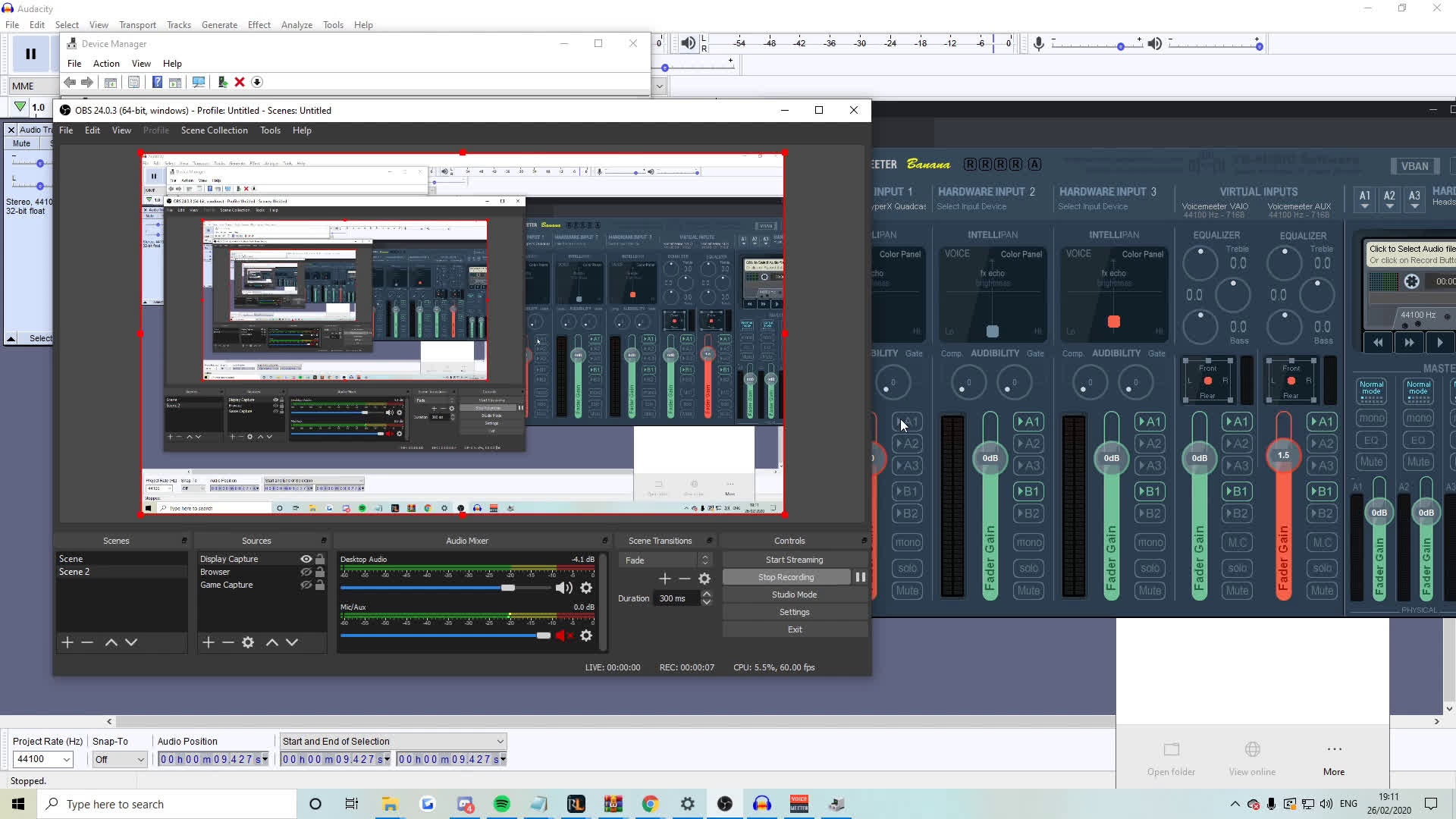 Question / Help - mic sounds terrible when recording but sounds fine ...