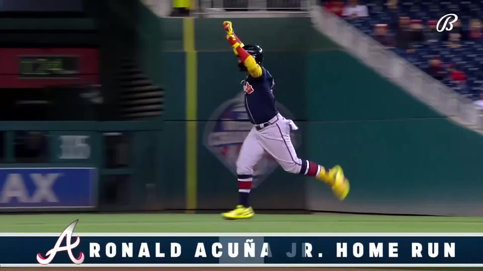 Ronald Acuña Jr. hits his second home run of the game to put the Braves