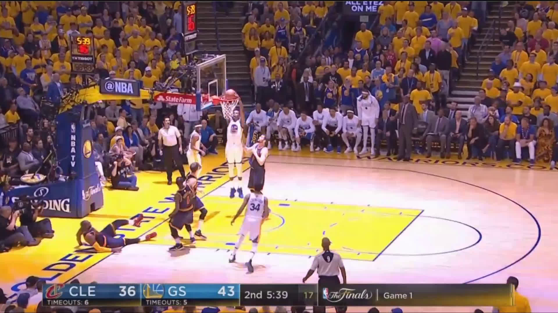 LeBron Chasedown Fall