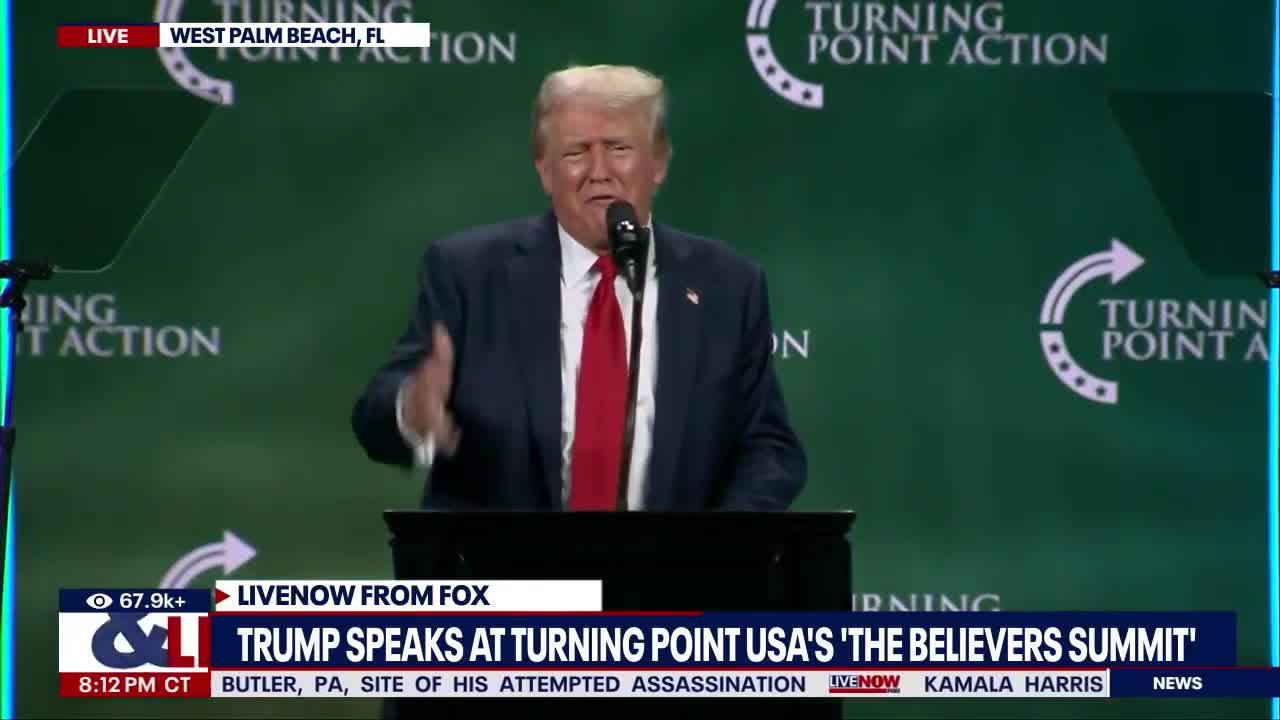 Watch WATCH: Trump speaks at Turning Point USA event summit | LiveNOW ...