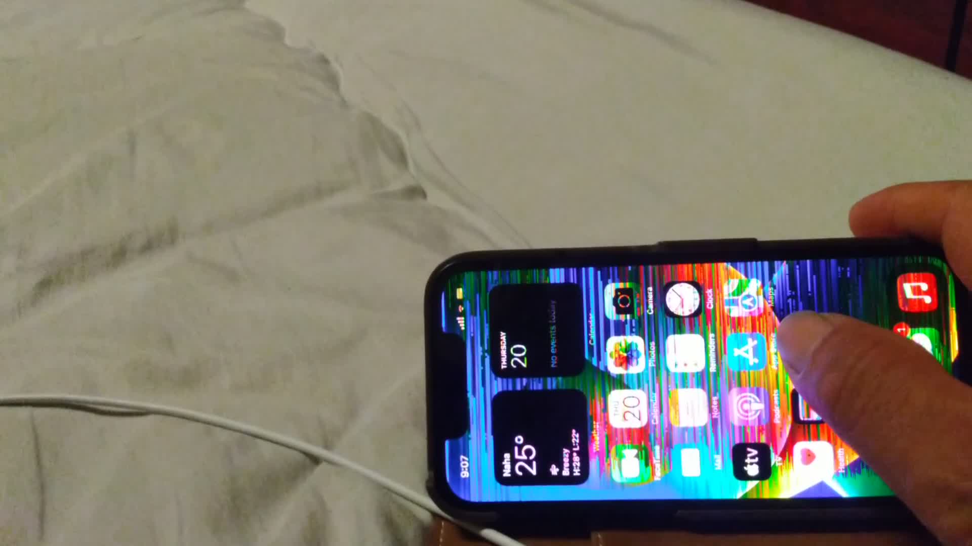 Iphone Mini 13 Rainbow Screen Of Death Iphone Mini 13 Rainbow Screen Of Death