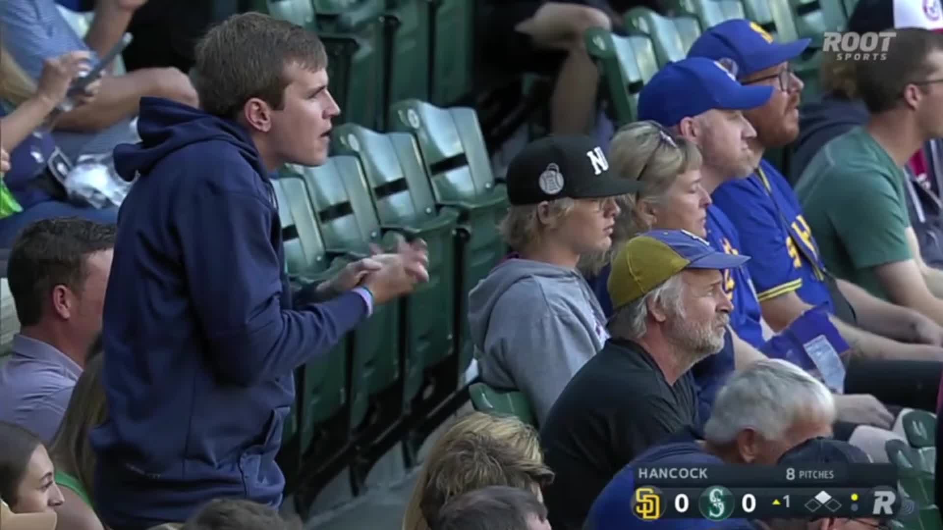 Big Dumper kills a baseball for his 20th to make it 2-0 Mariners