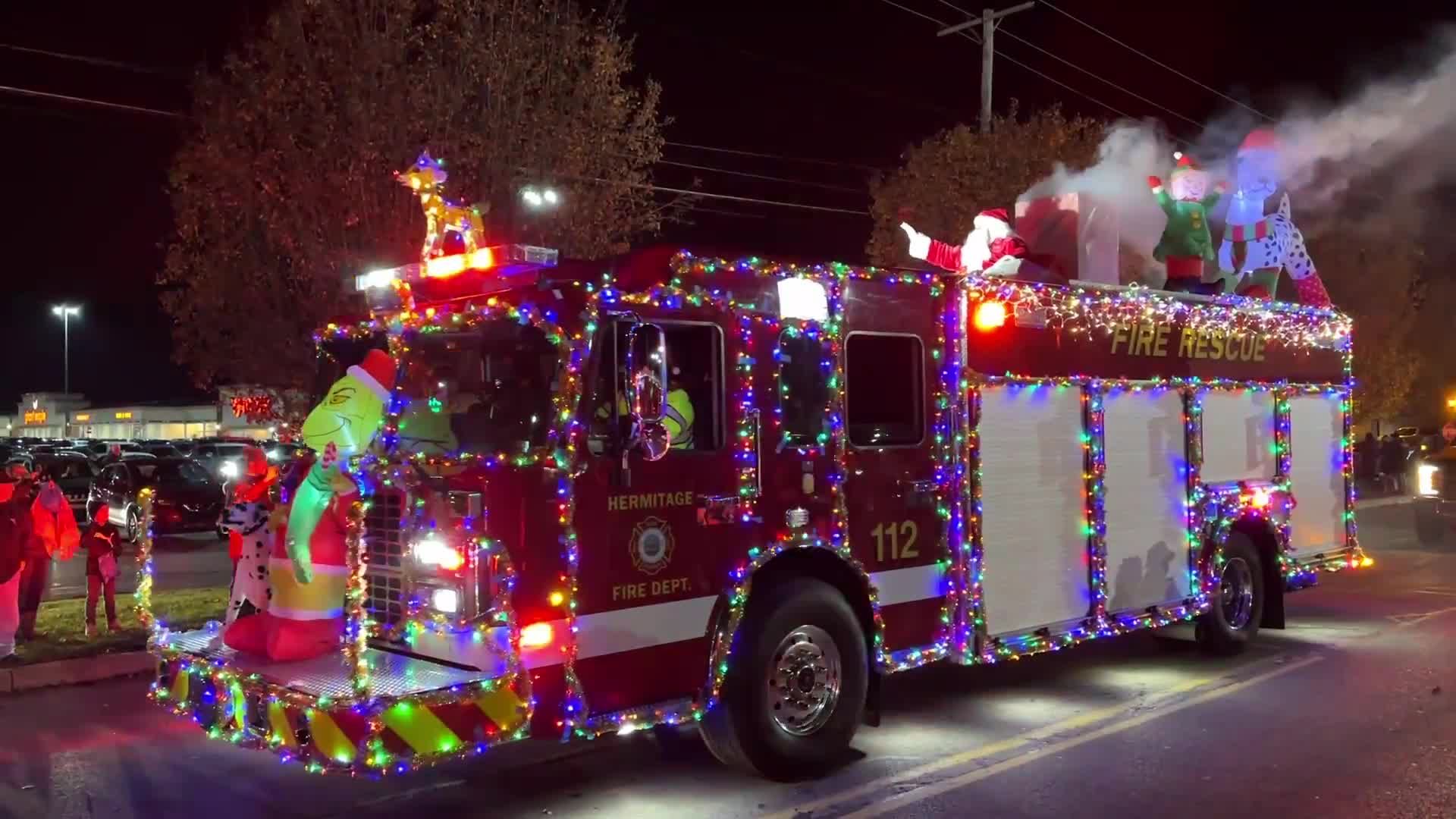Watch HiDef The 2023 Hermitage Christmas Light Up Parade In