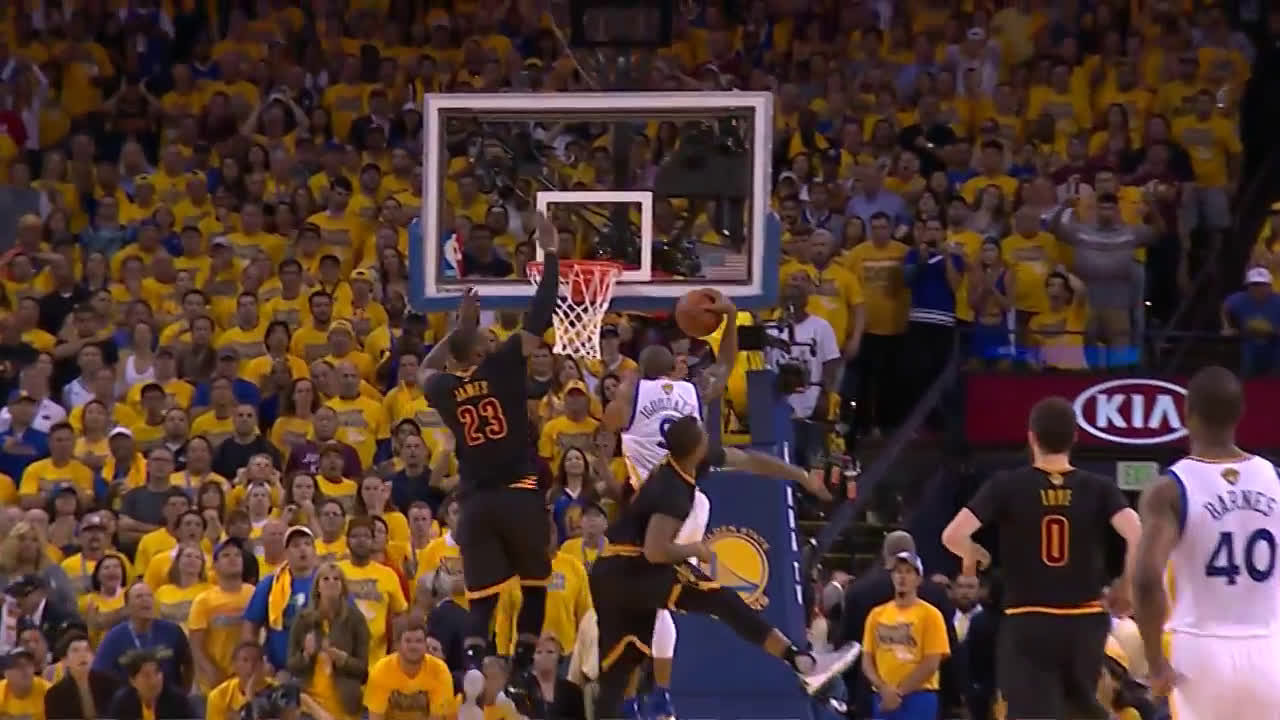 Lebron blocking clearance iguodala