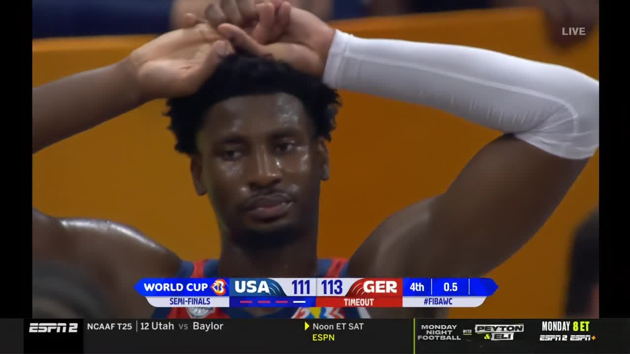 Highlight USA players in absolute disbelief nba