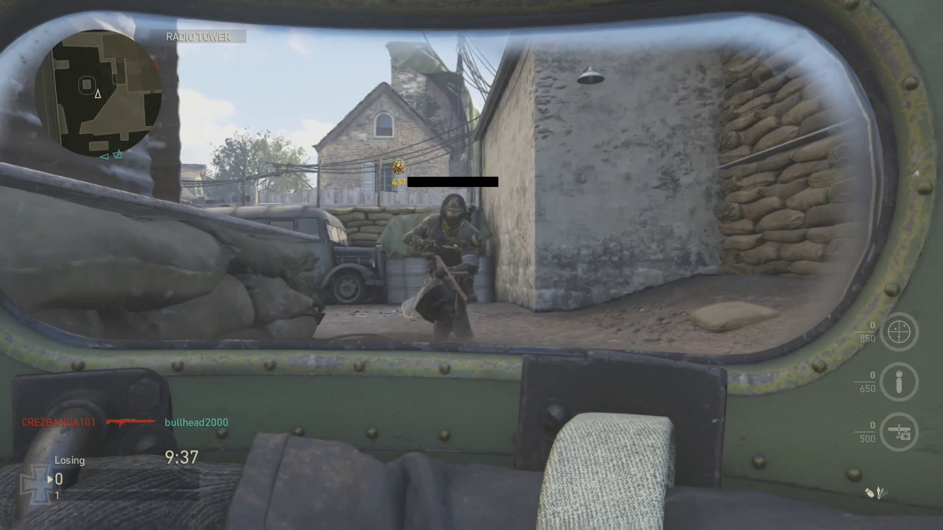 CODWWII - Riot Shield + Bat = Win