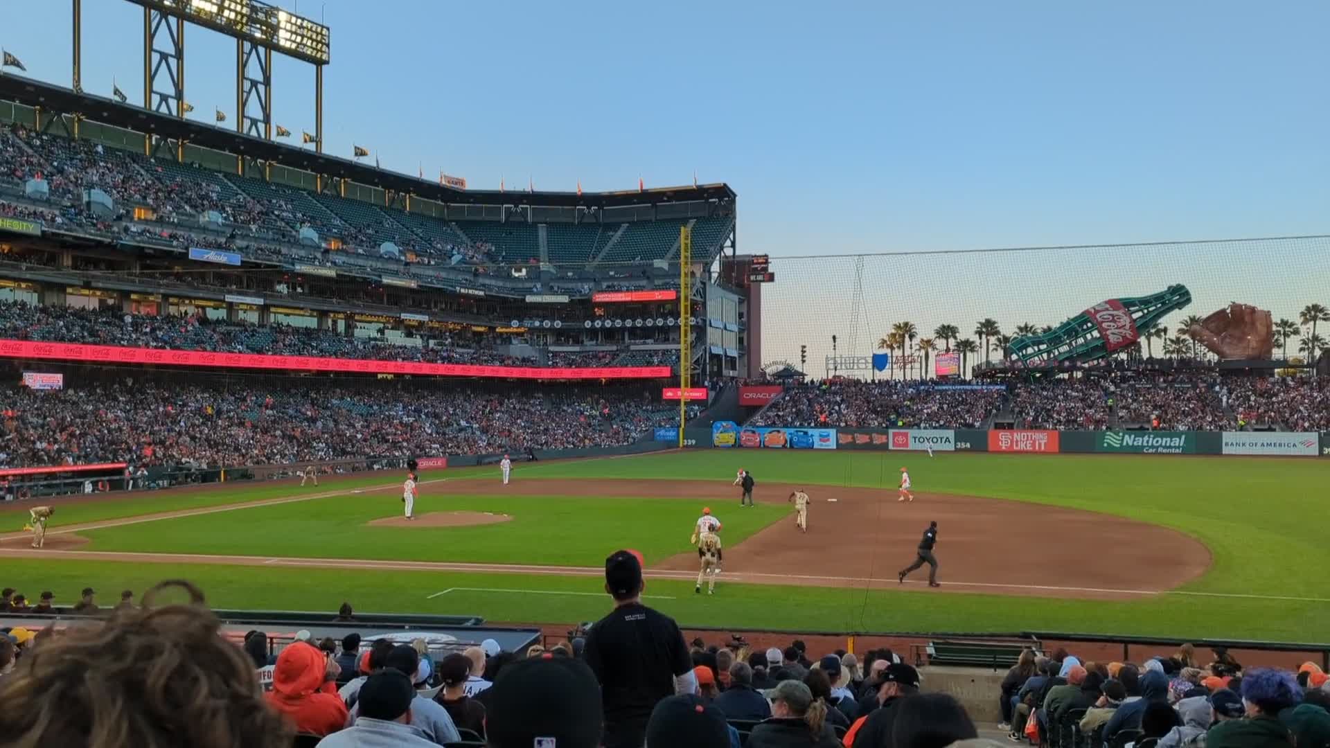 This young fan was disappointed when her favorite player, Joey Votto, the  first basemen for the Cincinnati Reds, got ejected in the 1st inning of a  game, so he gave her a