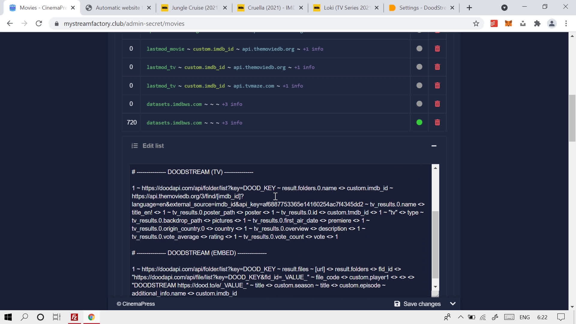 Movie and TV Streaming Website API DOODSTREAM | Streamable