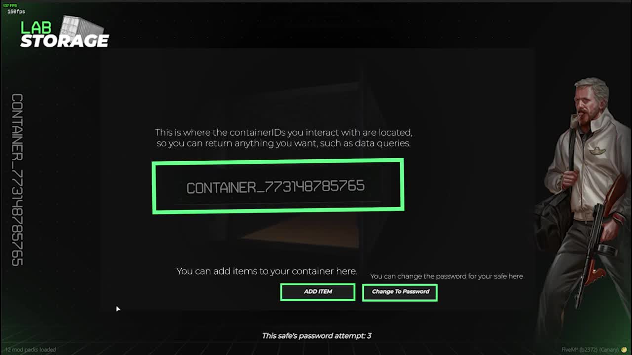 Lab Storage (ESX/QB) FiveM resource preview