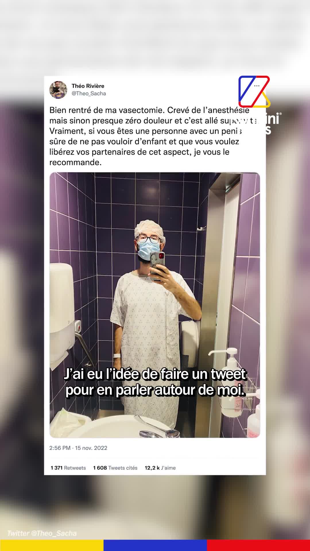 Watch Théo a fait une vasectomie car il ne veut pas d’enfants et souhaitait libérer sa conjointe