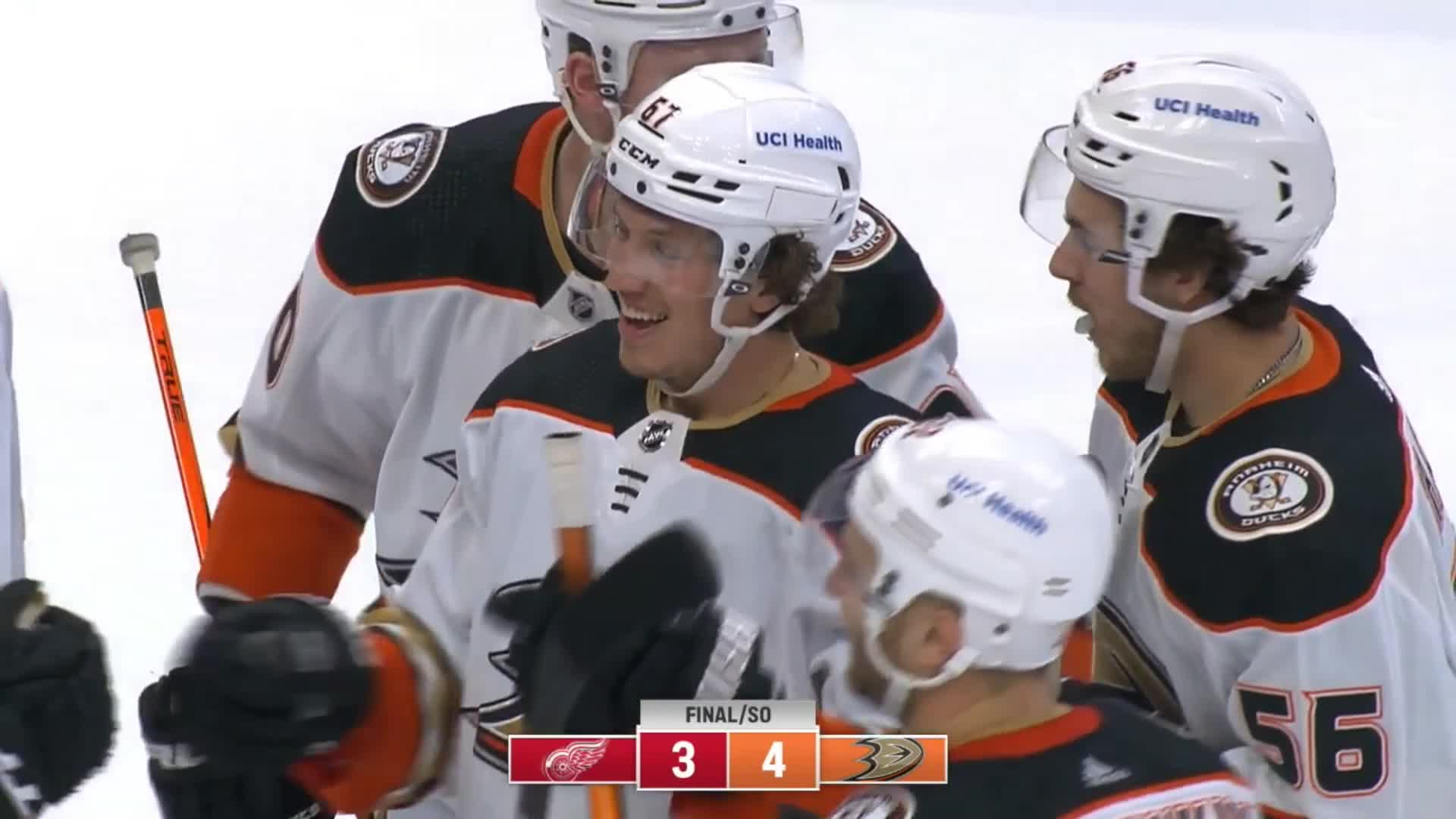Rickard Rakell sharp angle shootout goal