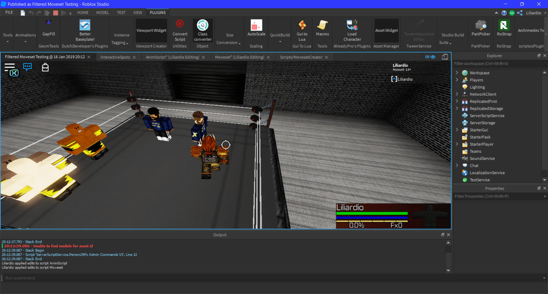 Weldconstraints Acting Weird When Used On A Player Scripting Support Devforum Roblox - funny roblox animation script