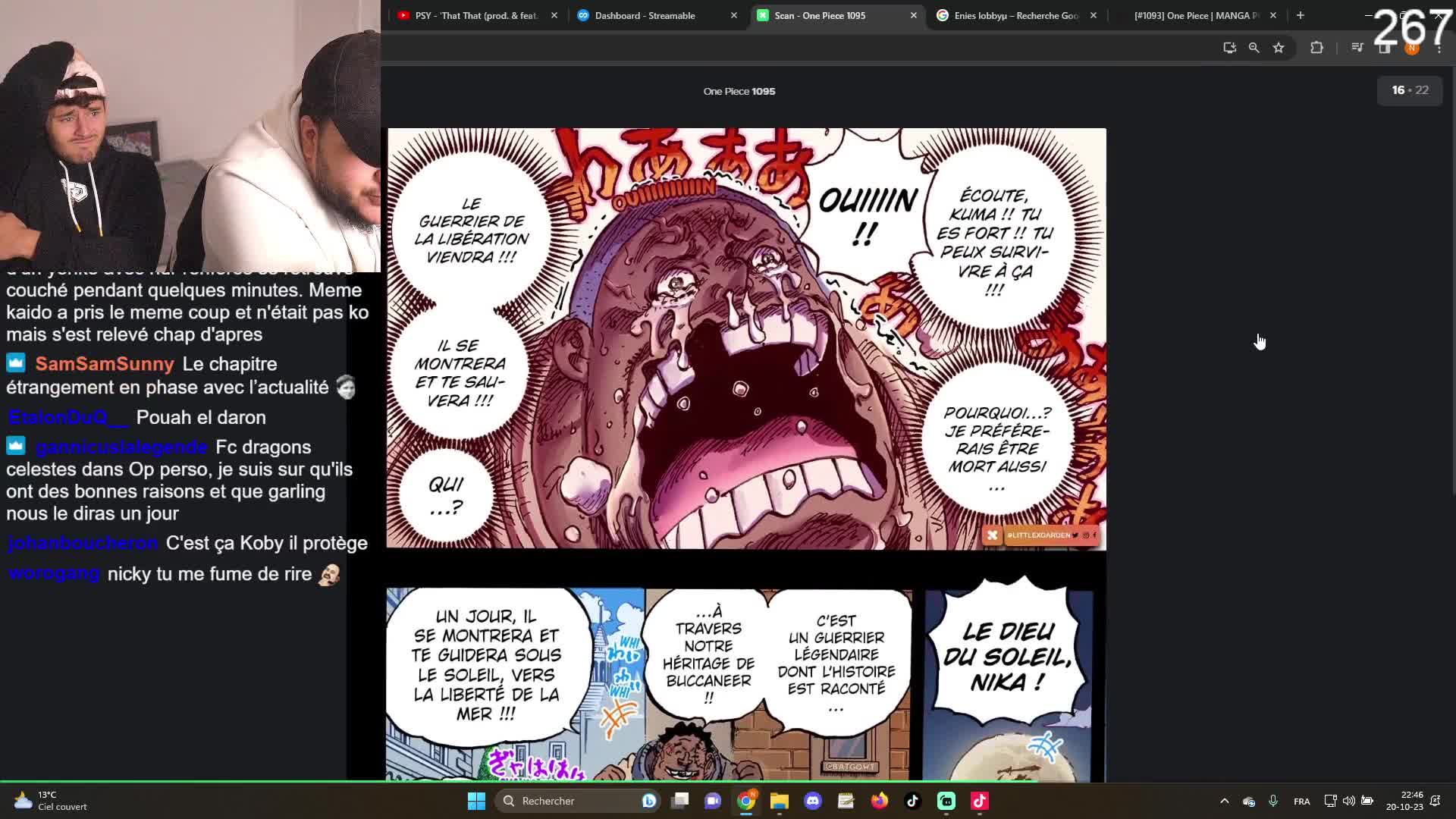 [20 octobre 2023) ONE PIECE SCAN 1087->1095 FT. SOUFIANE