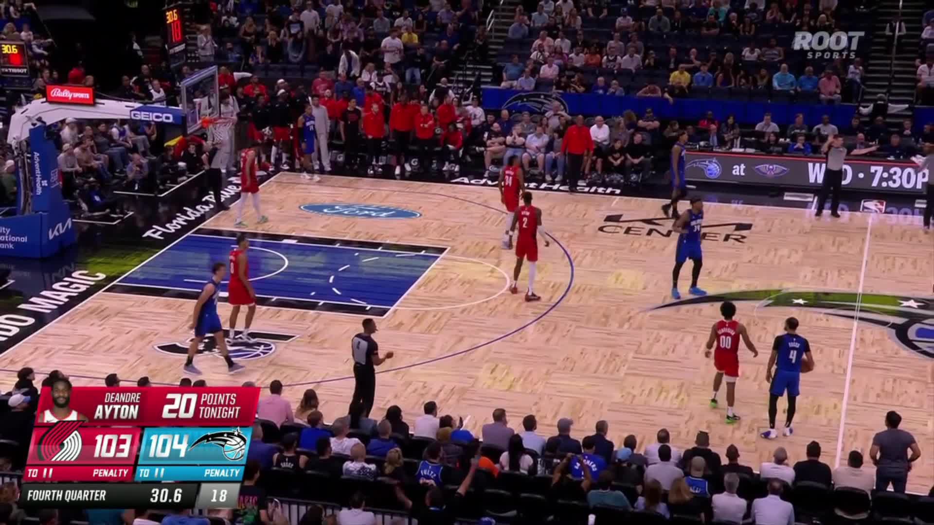 Watch Banton with another clutch block and the lob to Ayton for the ...