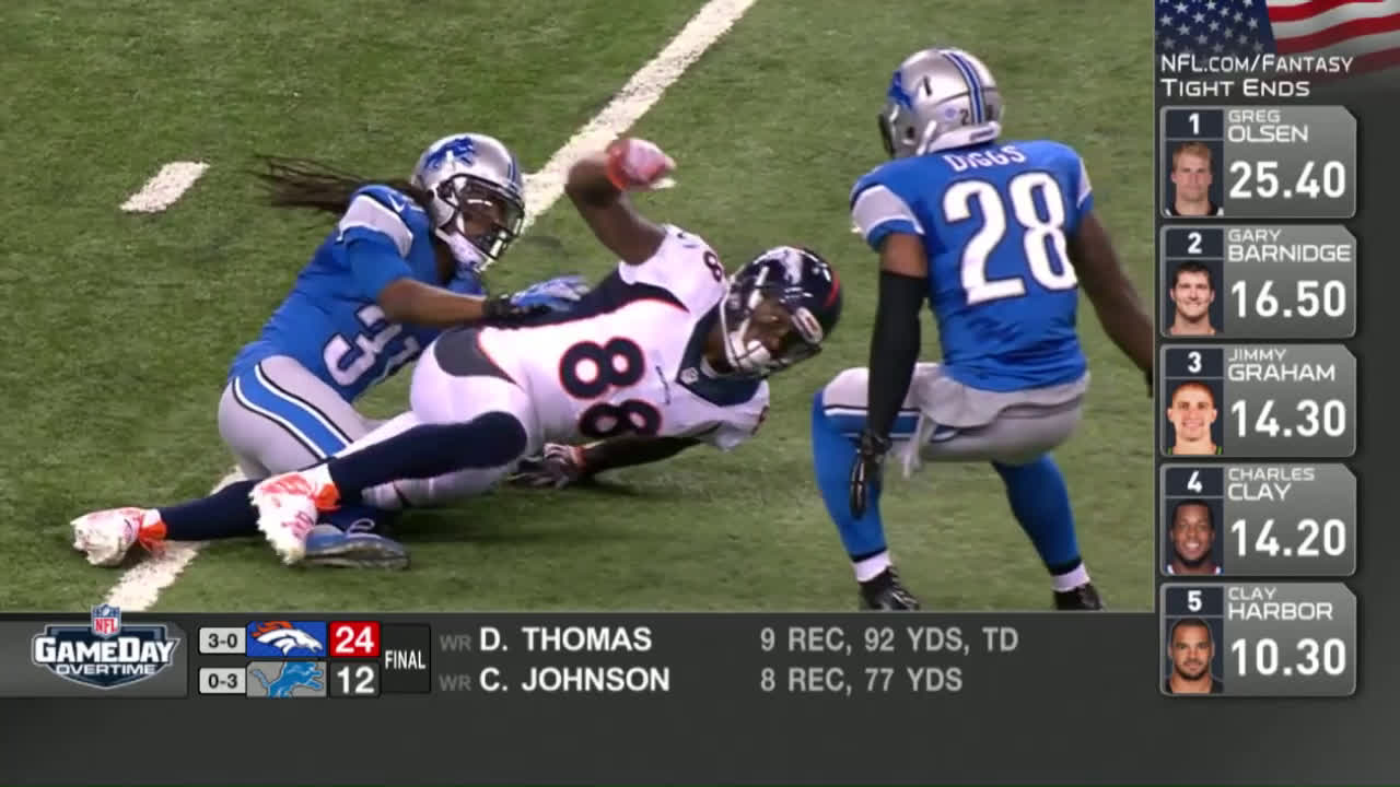 NFL Network ~ Broncos vs. Lions 2015