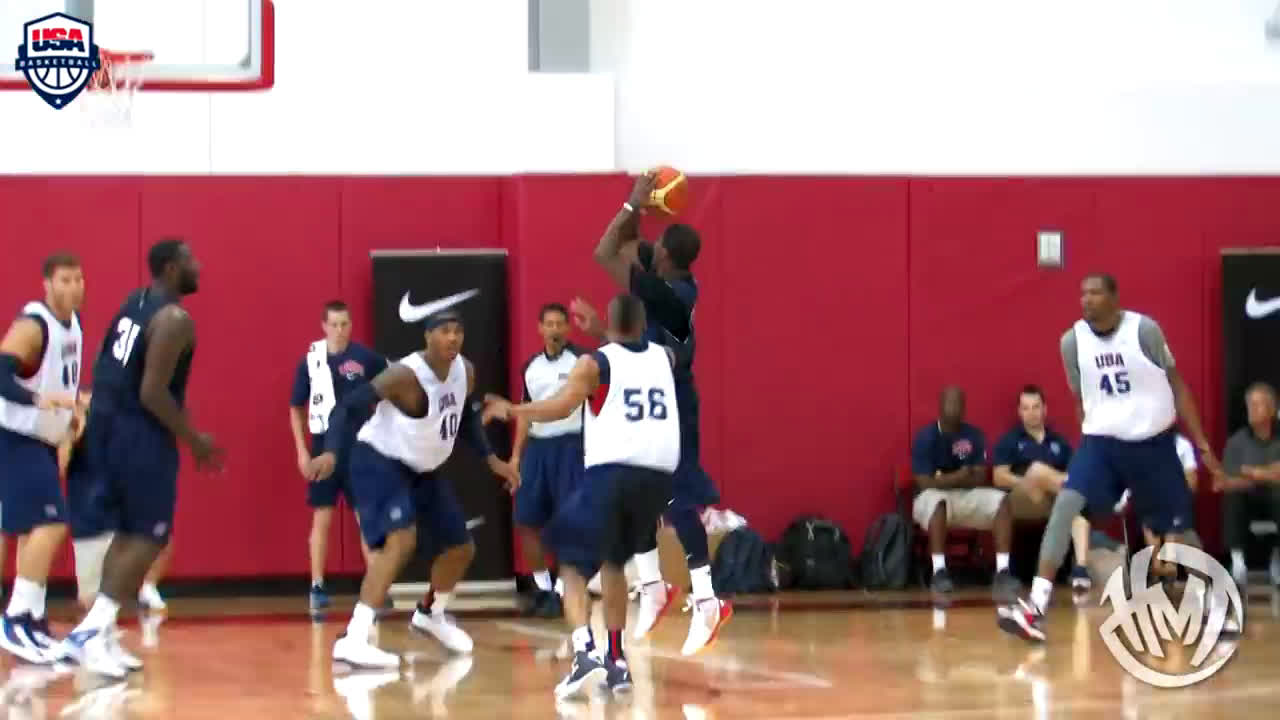 Kyrie crossing up everybody at 2014 Team USA scrimmage the summer that put his name on the map