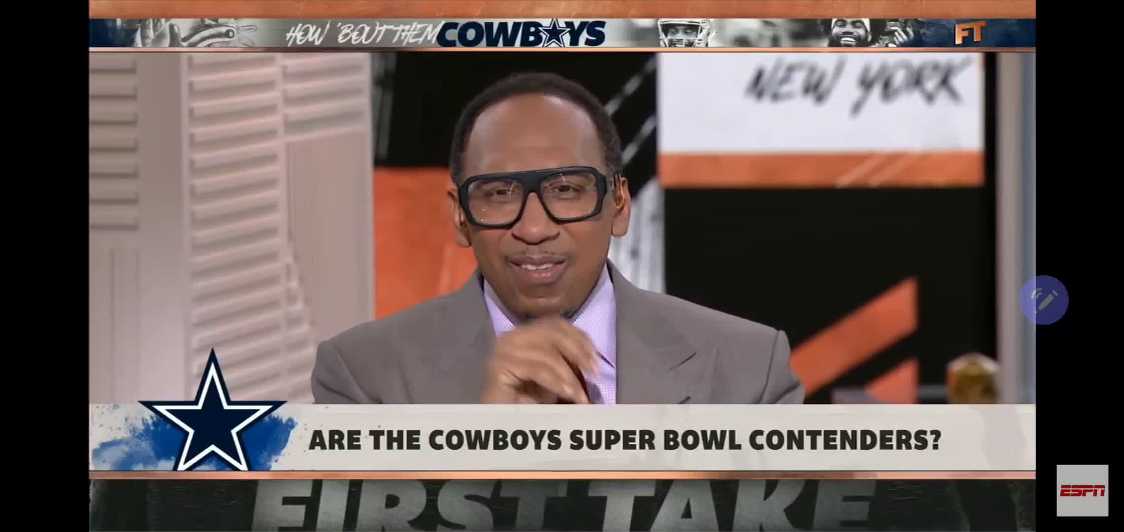 Stephen A. Smith trolls Dallas Cowboy fans and former players