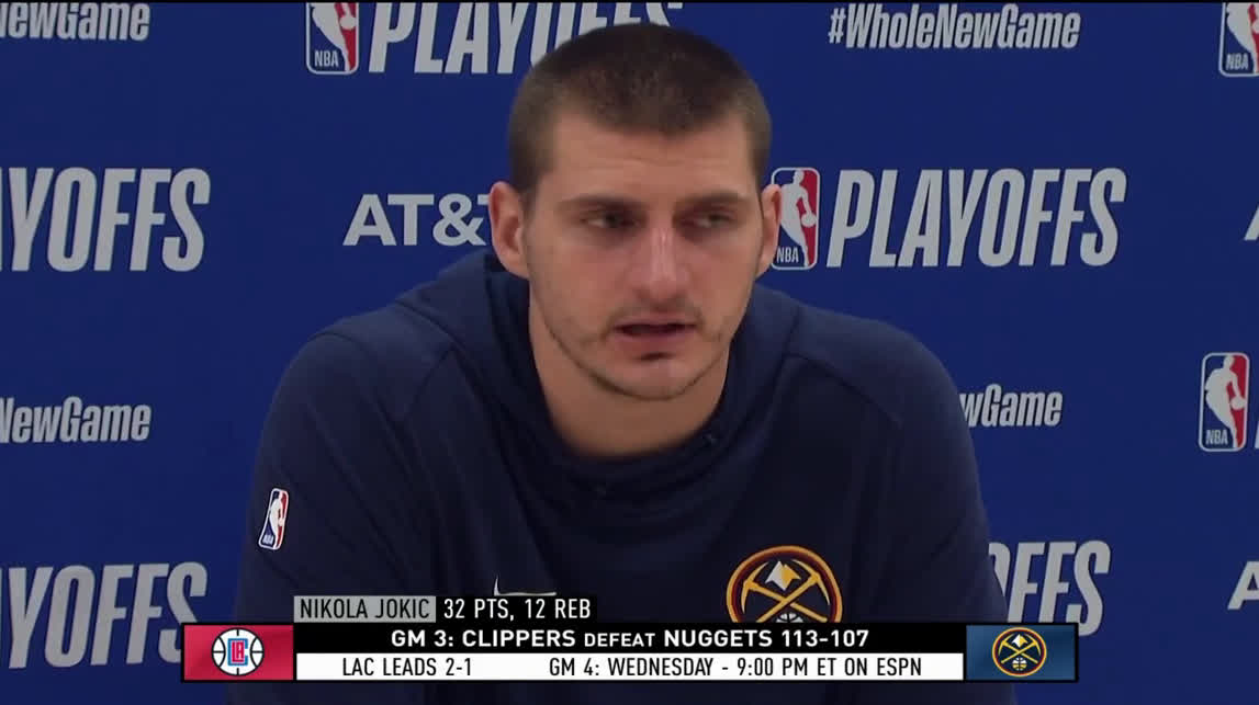 [花邊] 如何慶祝本月最佳球員 Jokic:跟老婆在家裡