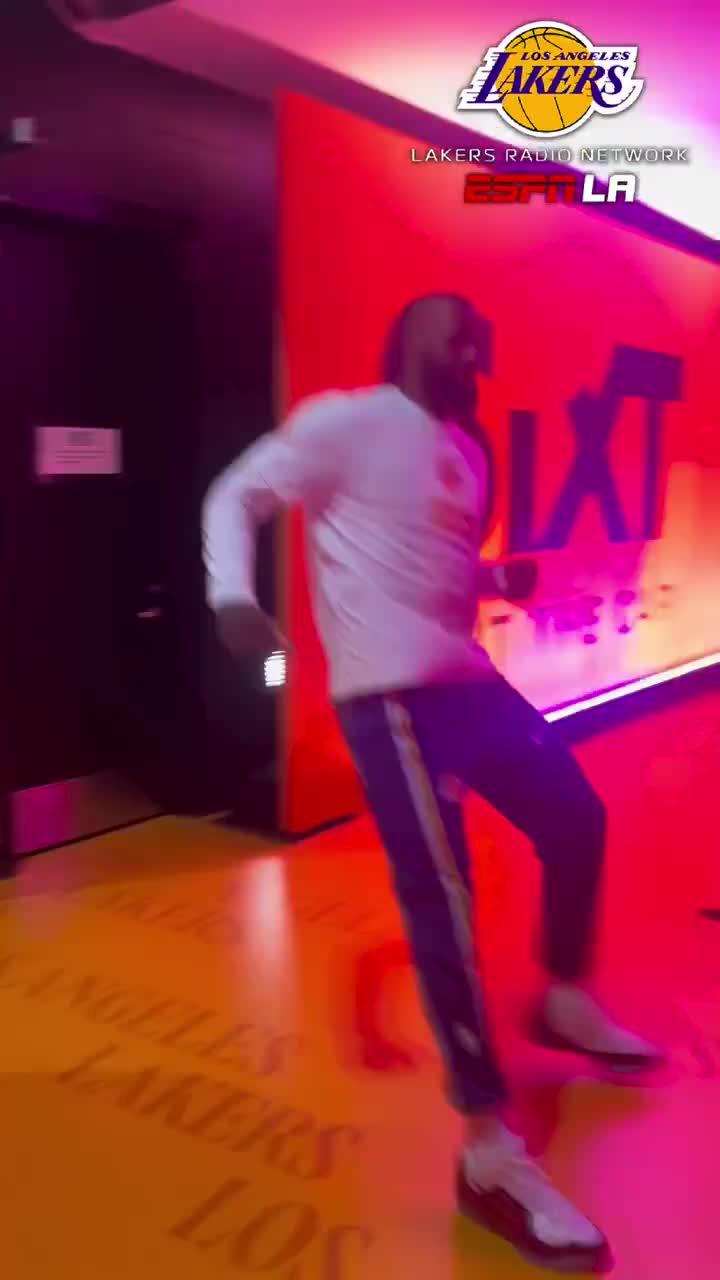 Watch Bleacher Report - LeBron stopped to give his mother, Gloria, a kiss on the cheek before... | Streamable