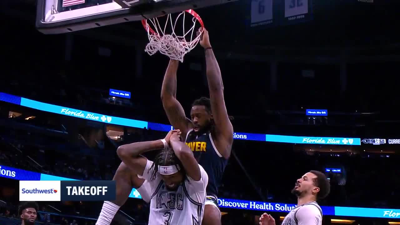 Watch KCP gets yammed on and the Nuggets let him know about it ...
