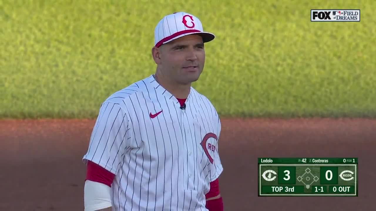 Reds' Joey Votto explains what Field of Dreams Game los angeles