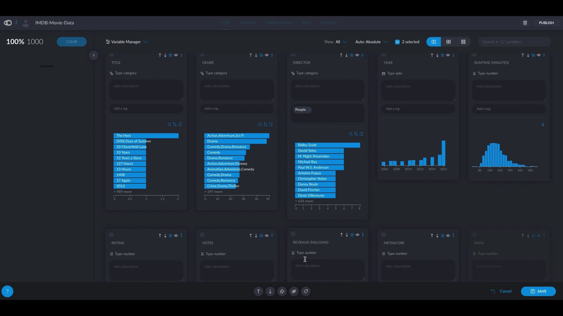2. Variable Manager