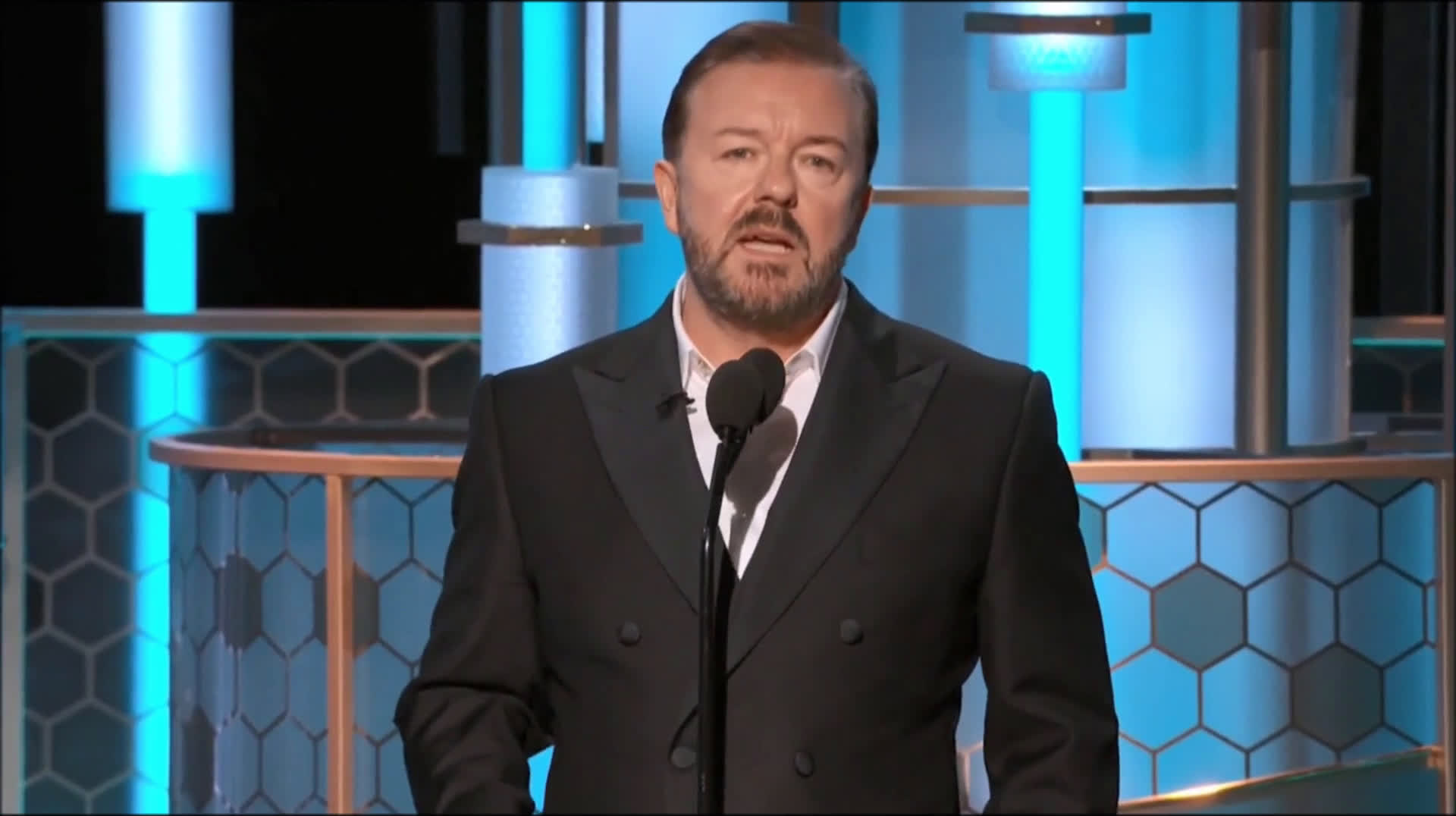 Ricky Gervais Introduction Compilation - 2020 Golden Globes