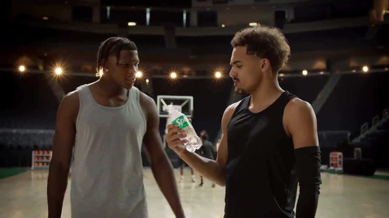 Anthony Edwards, Trae Young new Sprite Bottle Commercial
