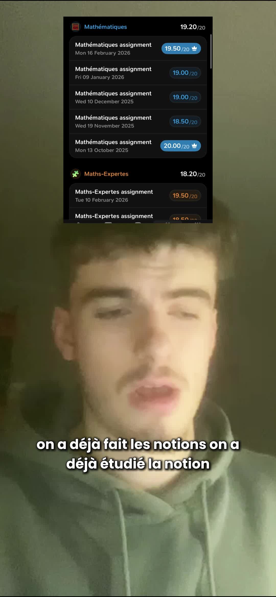 Témoignage de Enzo