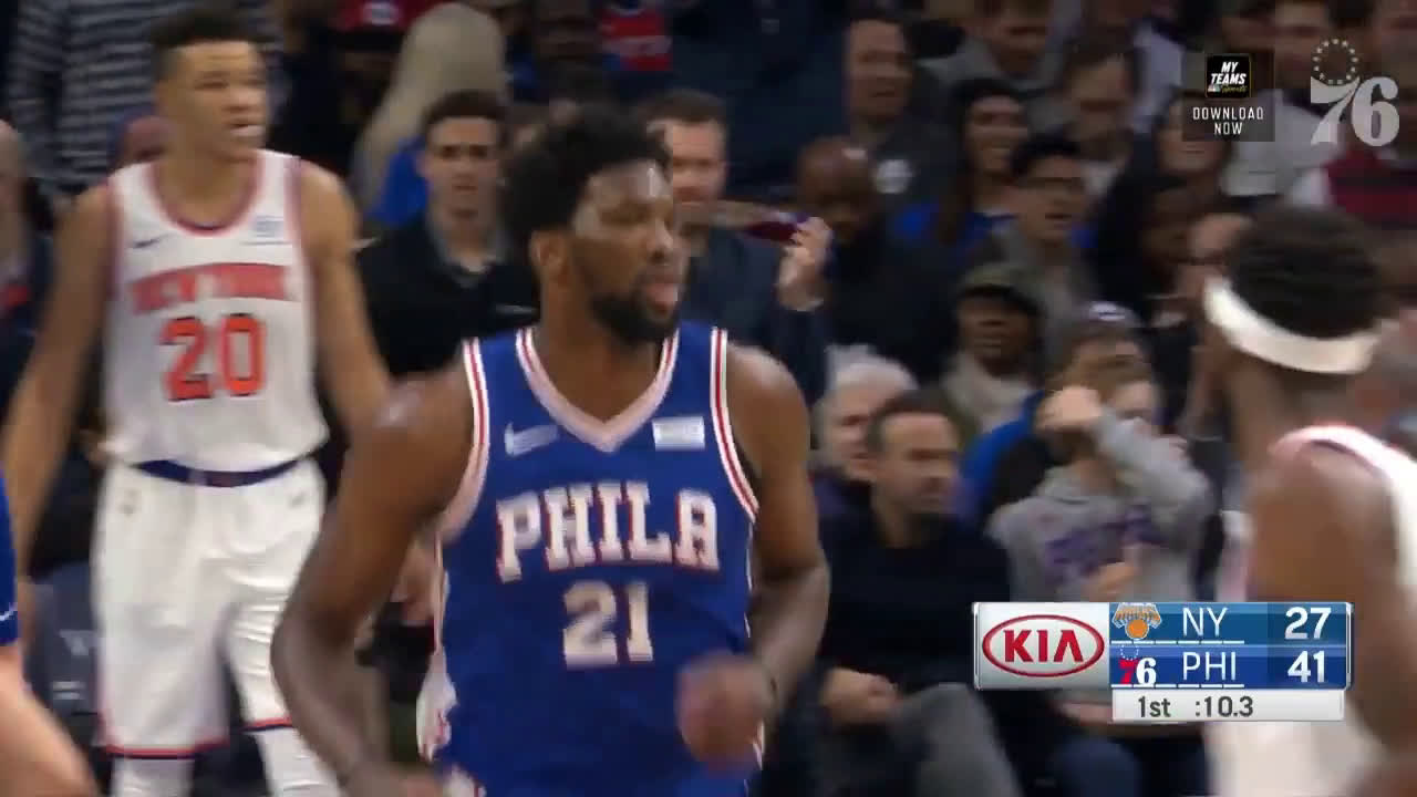 Embiid Highlights vs Knicks - 1