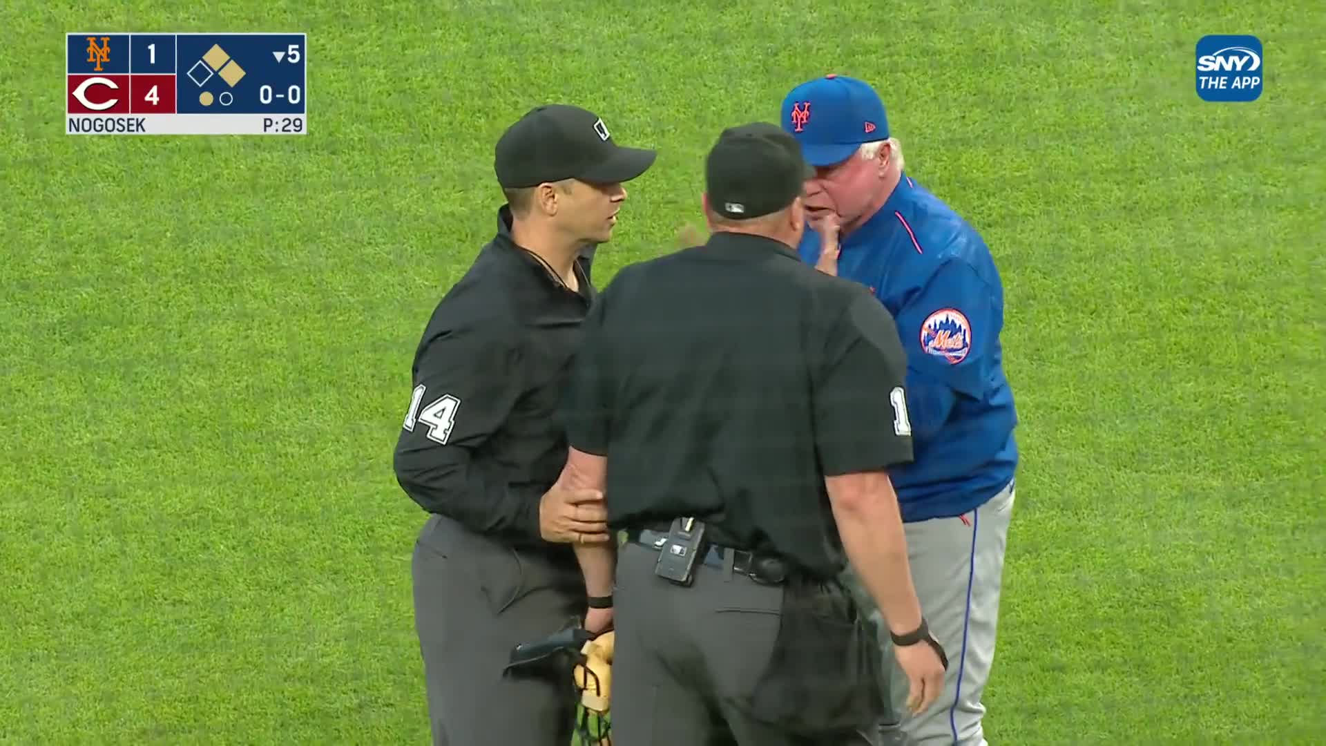 Mets' Buck Showalter receives team's historic hit by pitch ball