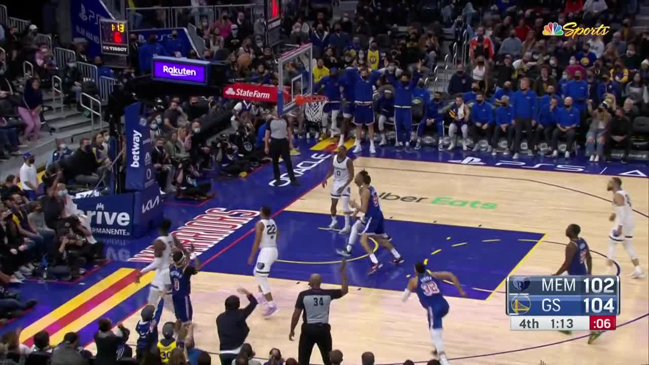 Gary Payton II Takes Off For Dunk Of The Night