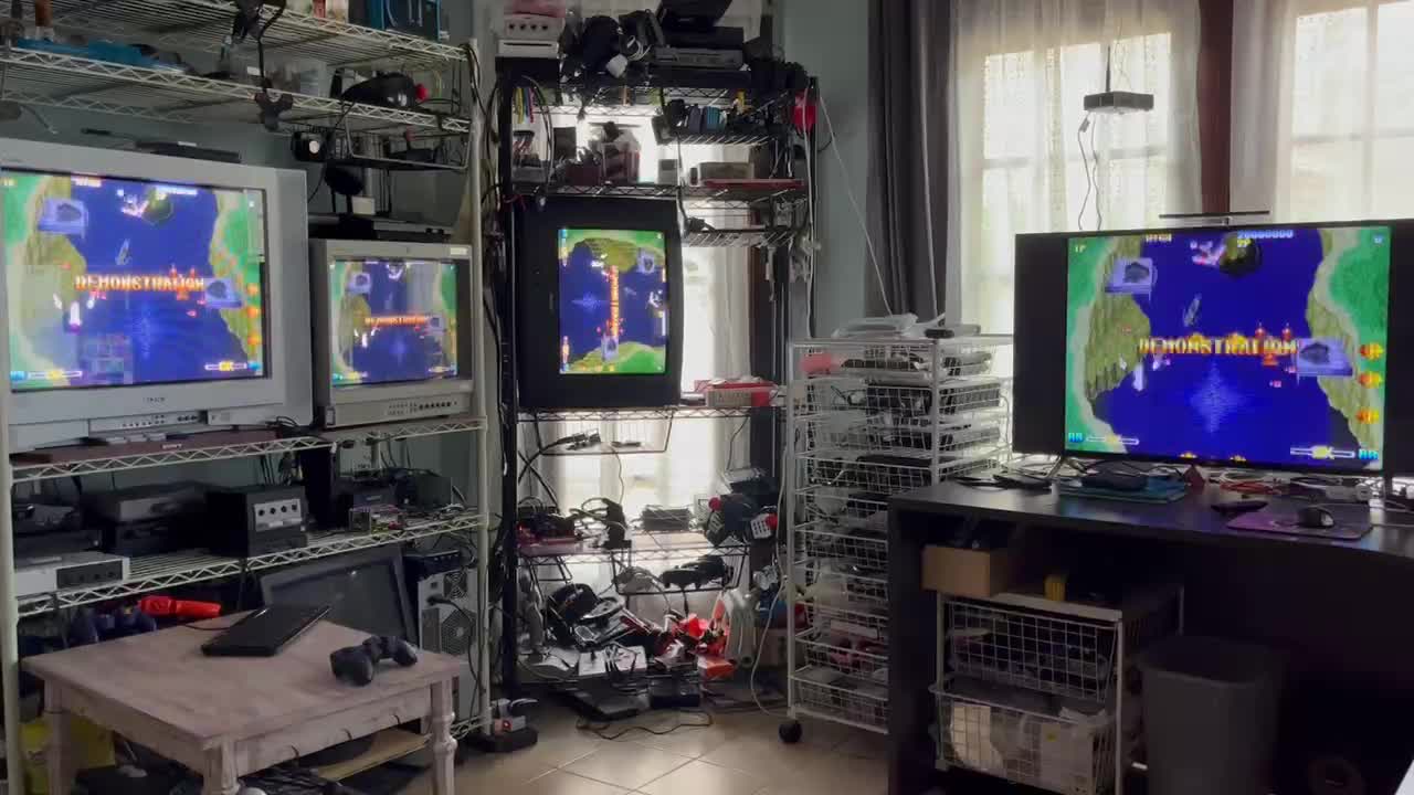 Component TV, PVM, RGB TATE and HDMI LCD