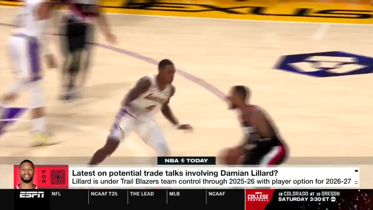 Wojnarowski Talks have intensified this week with Damian Lillard, but still theres no trade imminent..