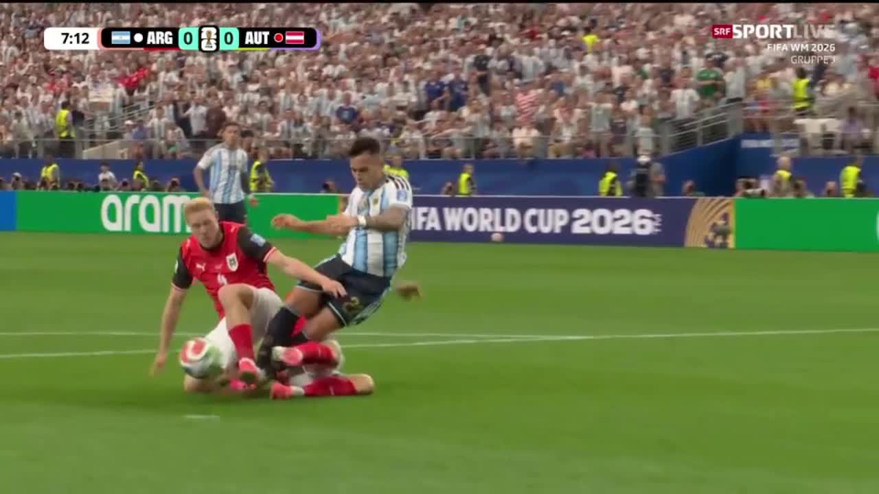 Lionel Messi penalty miss against Austria 8'