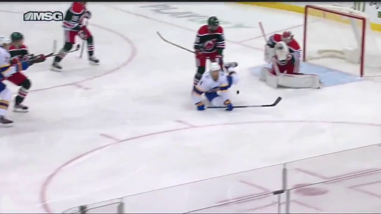 Blackwood takes a puck to the facemask, loses a few teeth and stays in to  finish the period : r/hockey