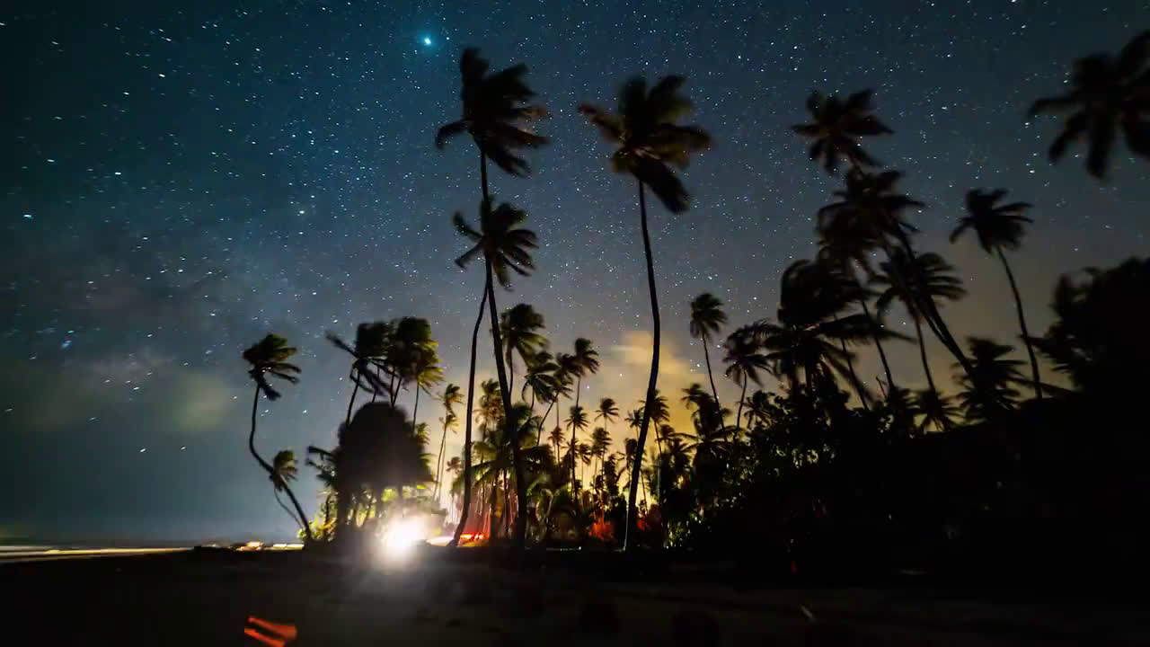 Astrolapse of the Milky Way over Manzanilla