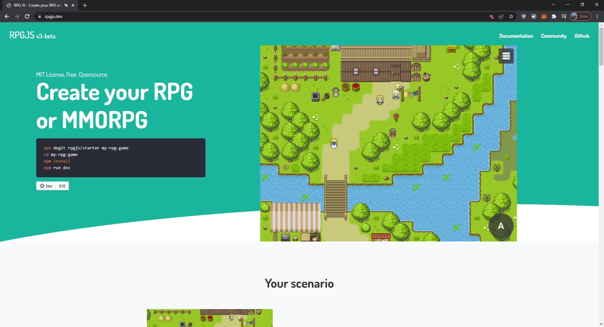 RPG JS - Create your RPG and MMORPG - Google Chrome 2022-02-14 14-53-05