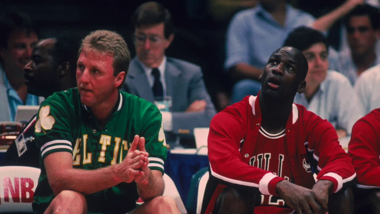 Michael Jordan Reacts To Larry Bird Dominating 1988 Three-Point Contest, 'He Didn't Take Off His Top Yet... I'd Hate To See When He Takes Off His Top' : r/nba