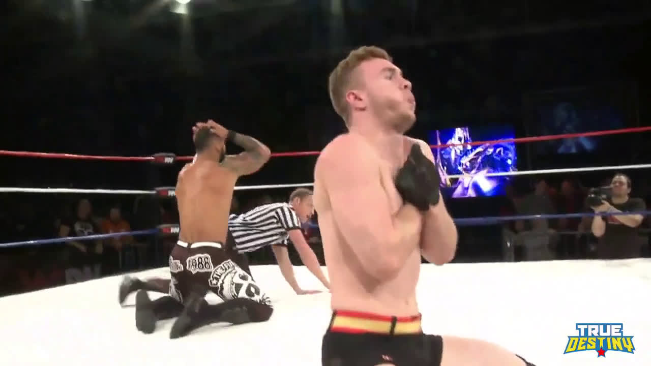 Wff Top Rope The most high risk top rope spot in history