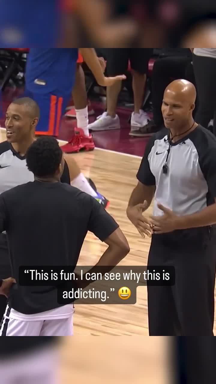 [ESPN] Richard Jefferson was mic’d up during his referee debut 😅