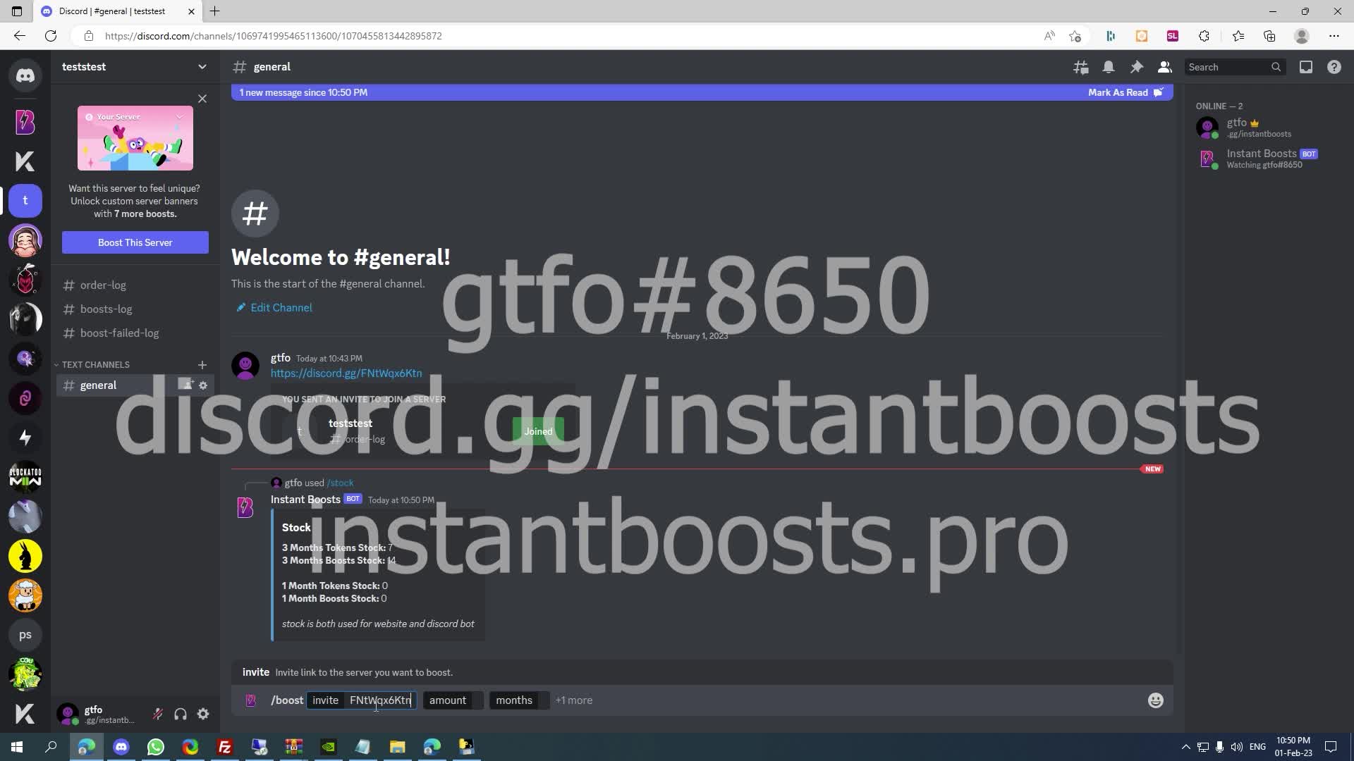 Watch gtfo#8650 | discord.gg/instantboosts | instantboosts.pro | Streamable