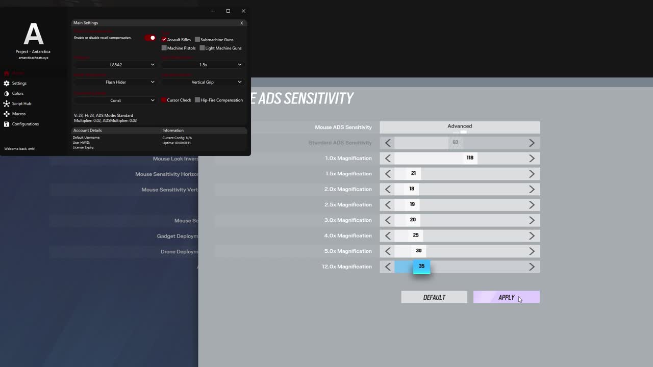 advanced sensitivity