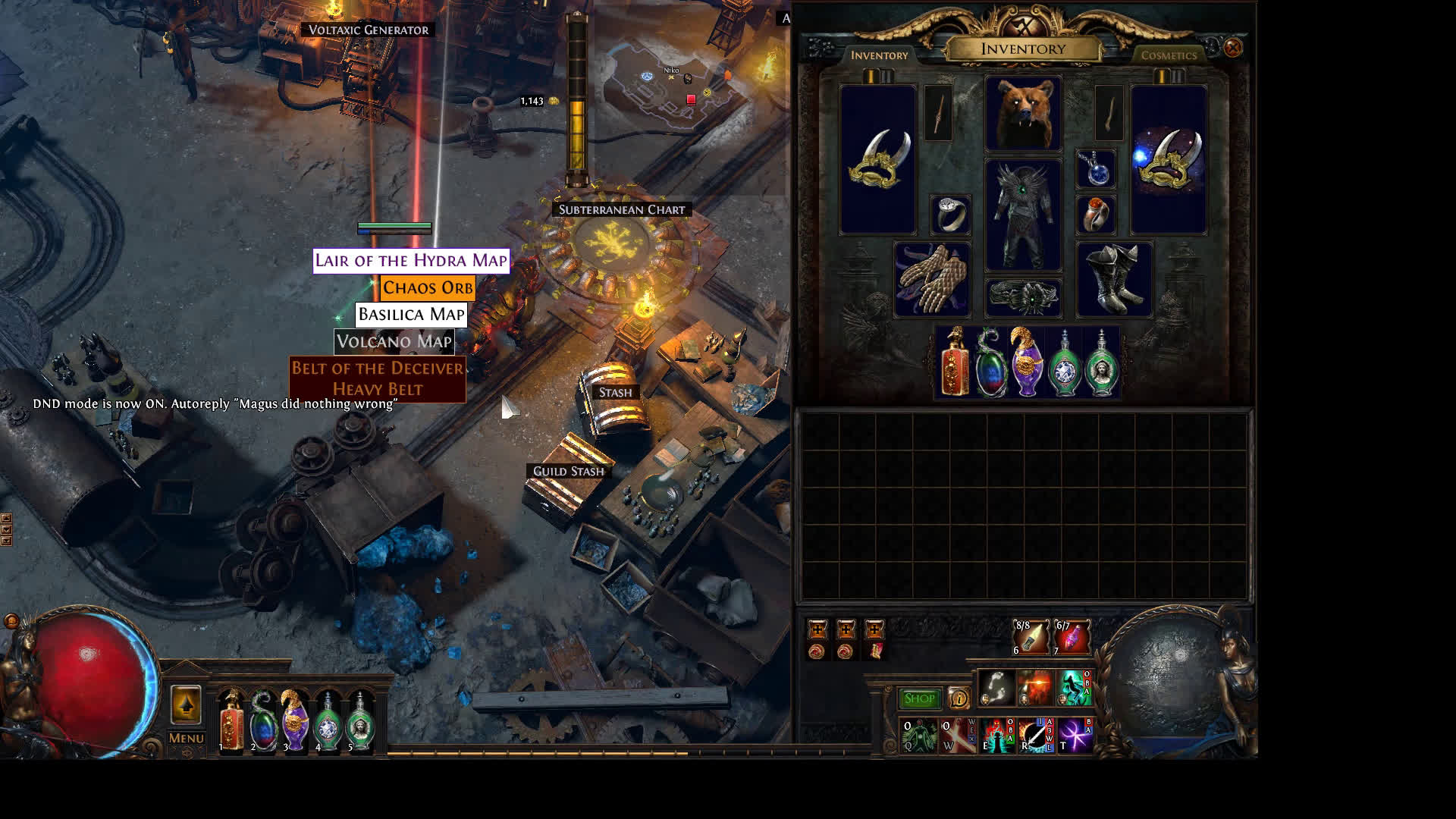 path of exile shared stash