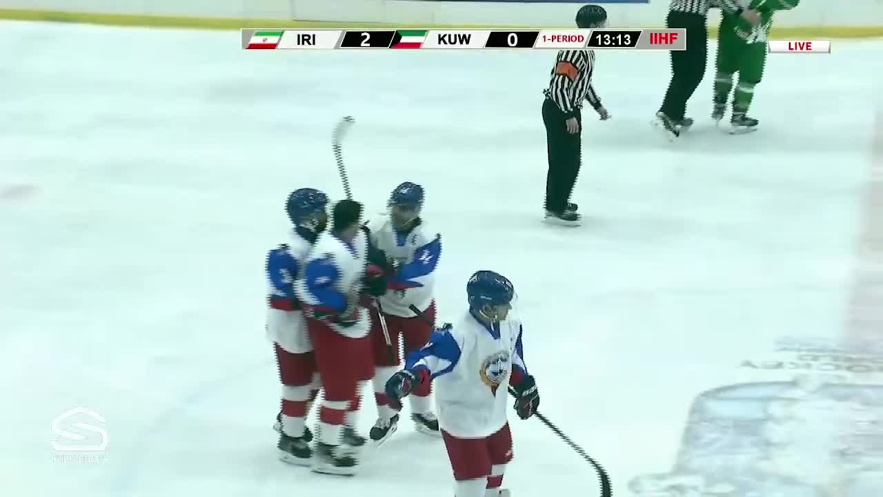 Iran and Kuwait have one of the worst line brawls youll ever see