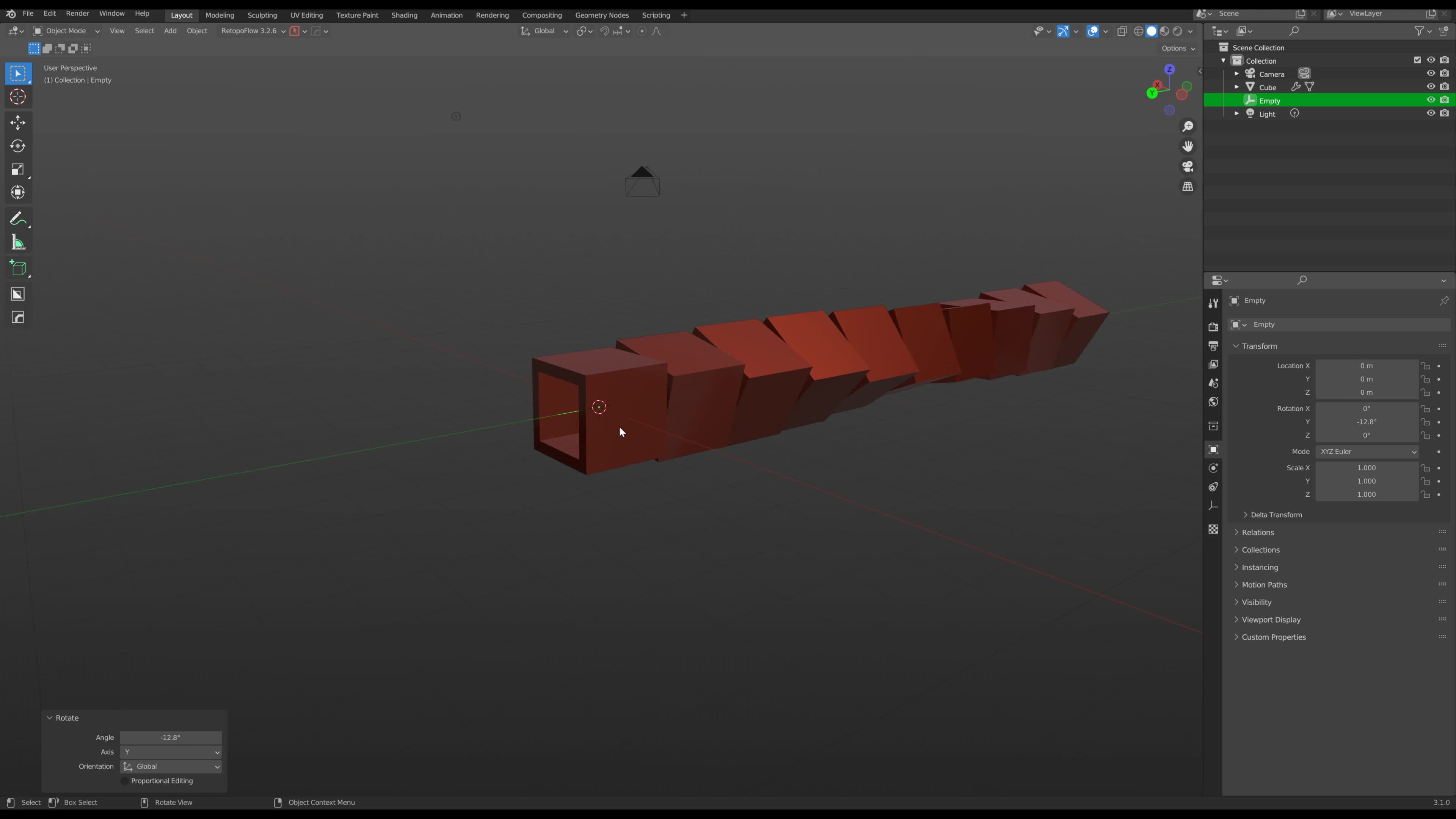 Bo Twisting Object Array Twist Object Offset