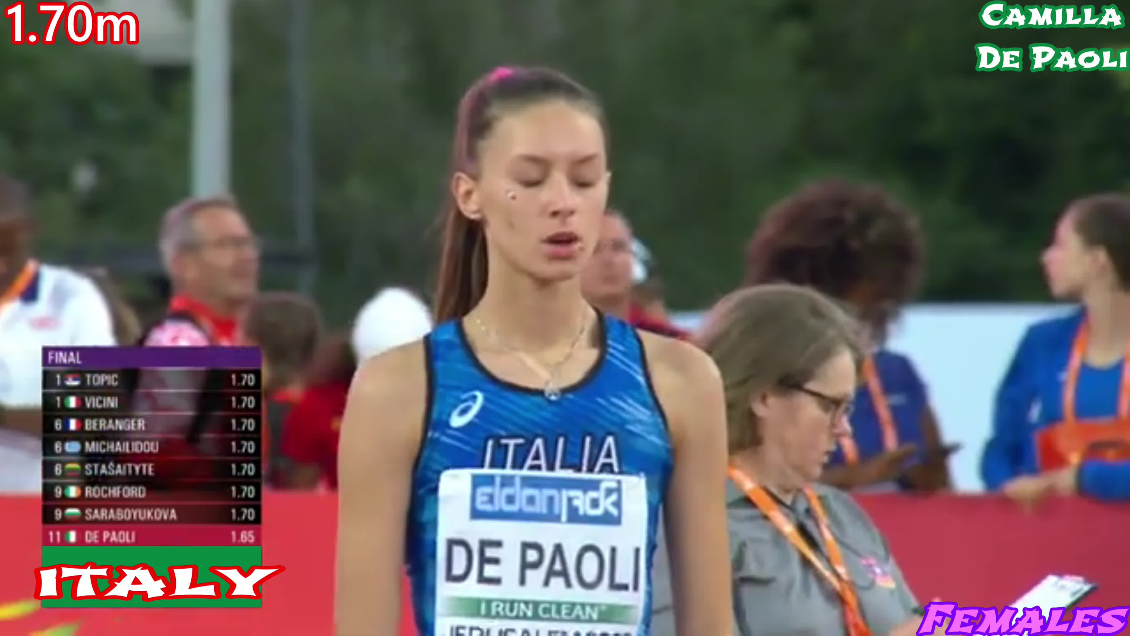[High Jumper] Camilla De Paoli [1.70m]